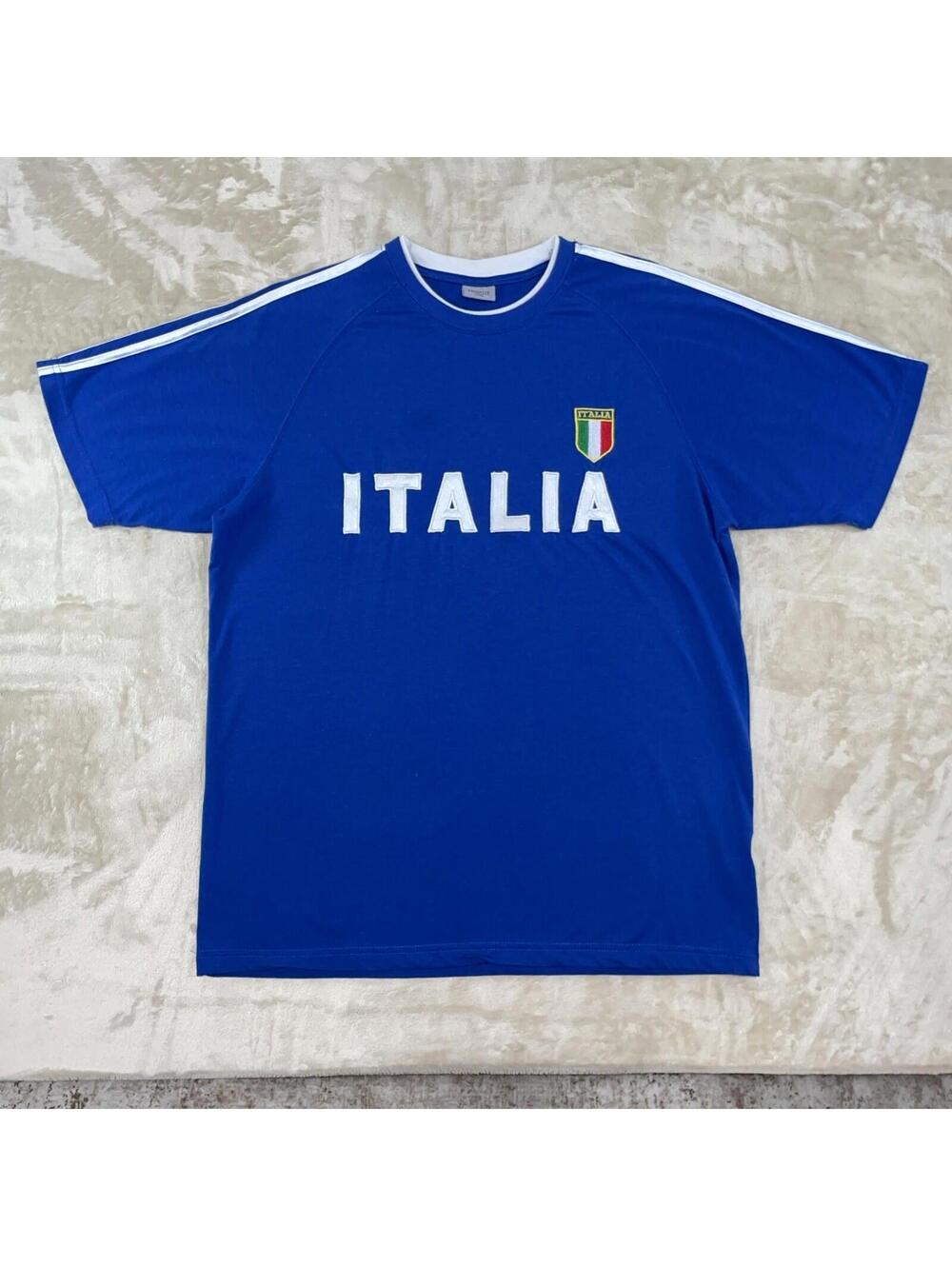 Italy National Prototto Importato Retro Team Blue Jersey Shirt Men’s 3XL Italia